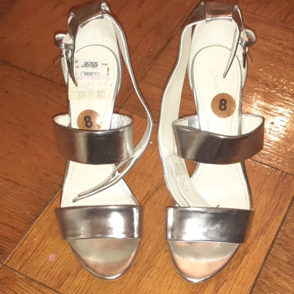 Silver heels